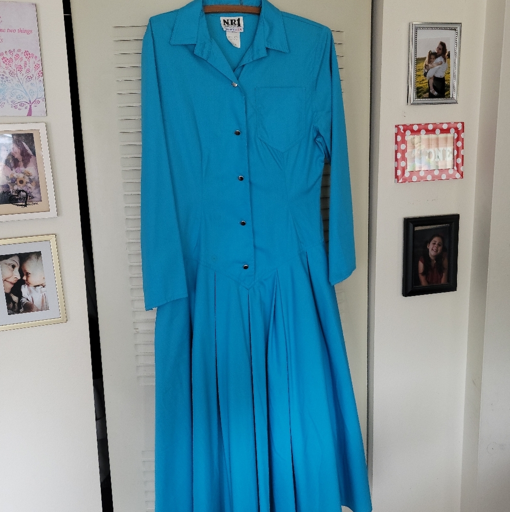 Women's Western style calf length Dress